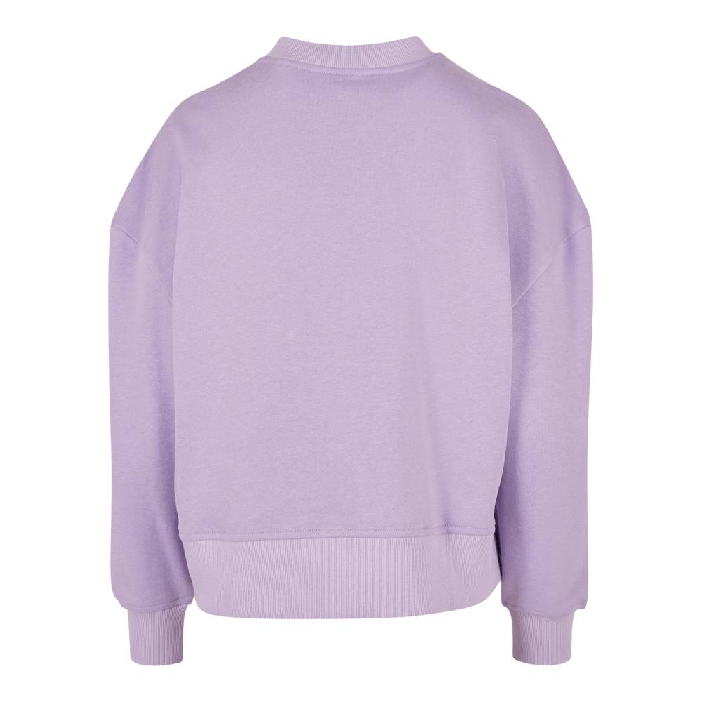 Urban Classics - Oversized Terry Pull ras du cou - Violet pastel